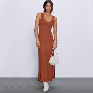 Zara Long Knit Dress